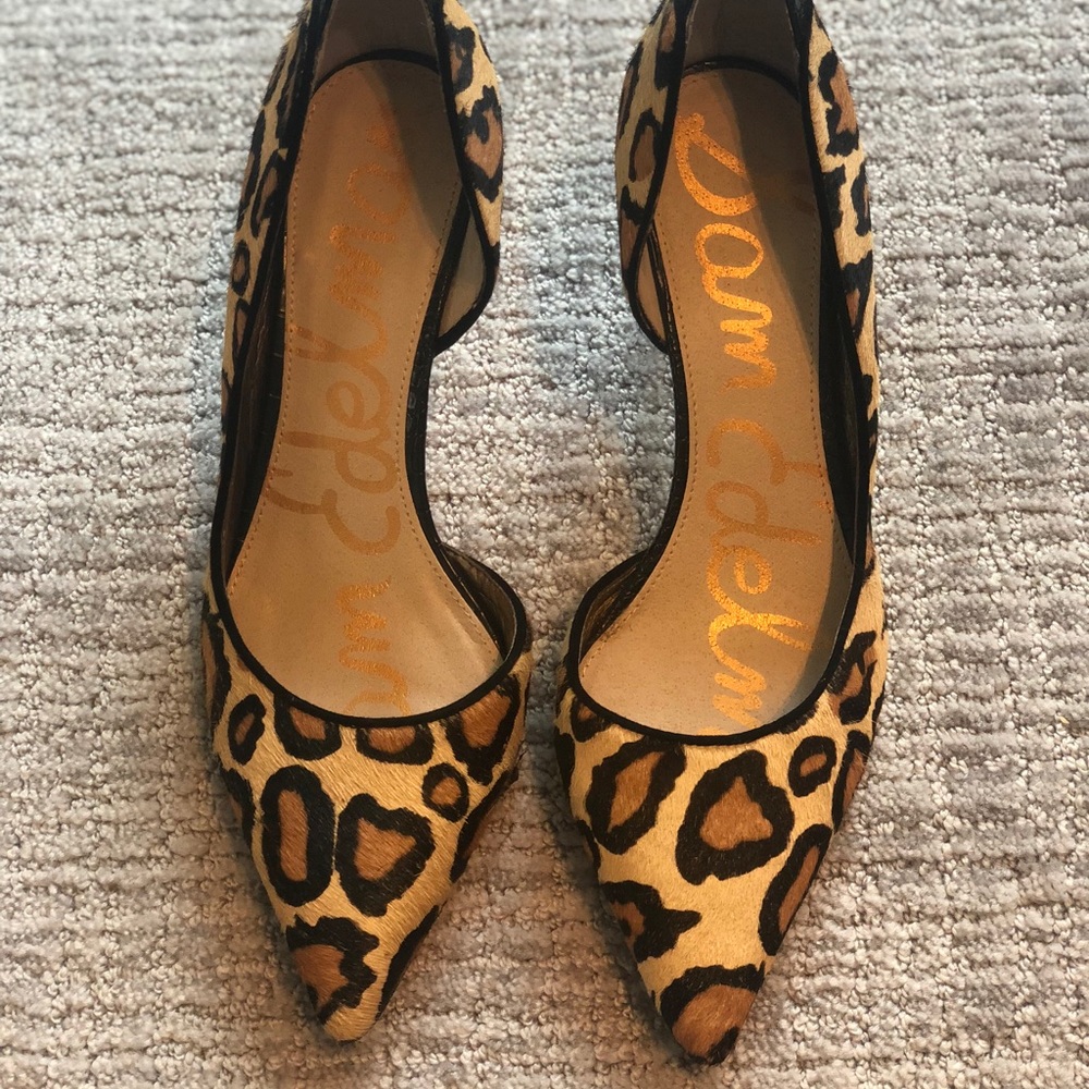 Sam Edelman Leopard Pony Heel